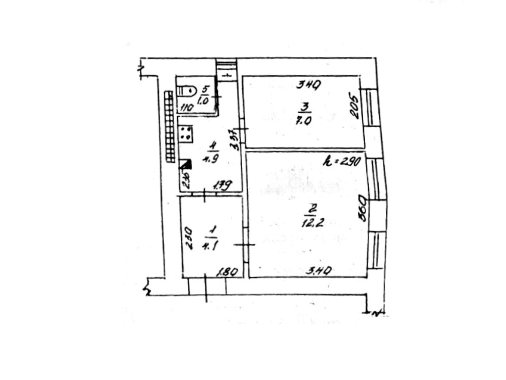 продажа двухкомнатной квартиры номер A-174428 в Приморском районе, фото номер 15